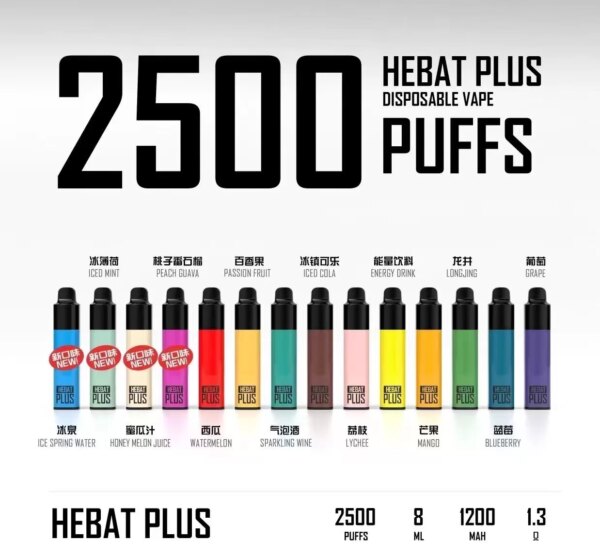 hebat喜貝抛棄式電子煙